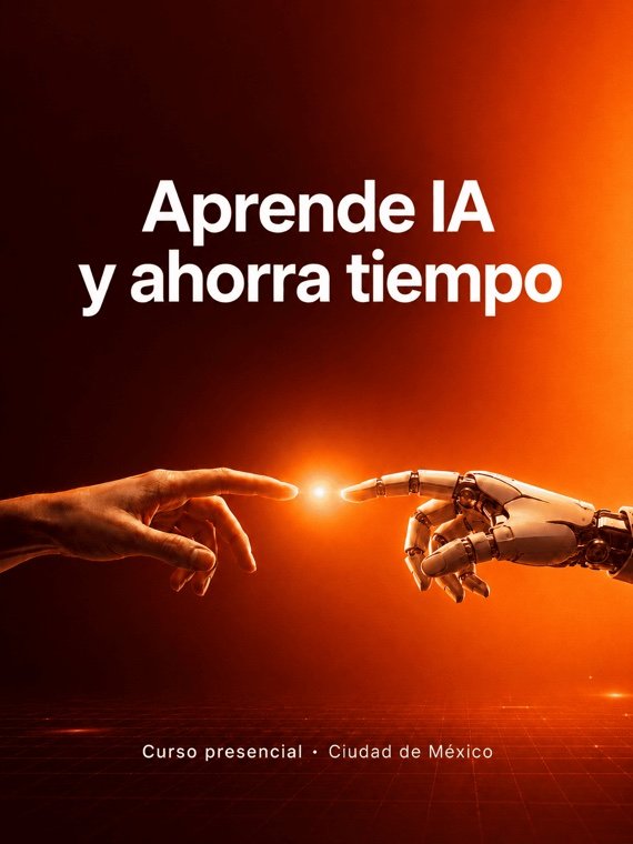 Post de Instagram de Academia de Contenido: aprende IA y ahorra tiempo